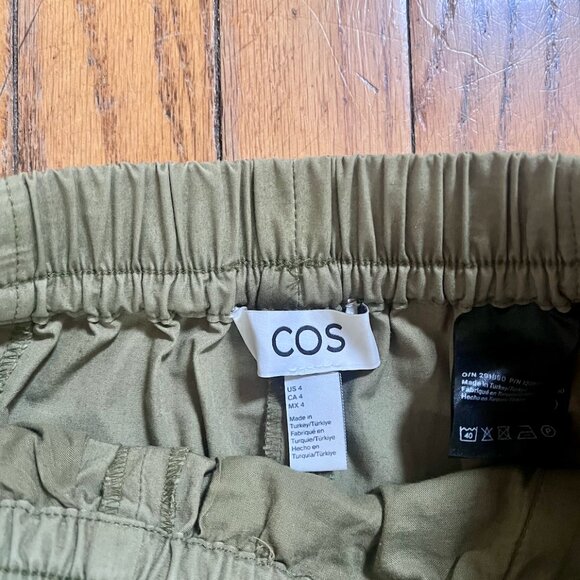 COS barrel leg elasticated trousers 4 - Picture 3 of 3